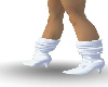 White boot with sock