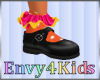 Kids Orange Pink Sock Sh