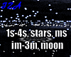 Moon Stars Earth Lights