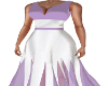 Ivy-White/Lilac Dress