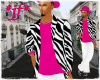 *jf*  Zebra Jacket M