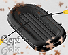 Black Inflatable Raft