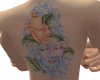 Water Lily Woman Tattoo