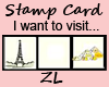 I Want to Visit... Card