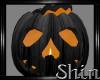 Pumpkin, Black Skull