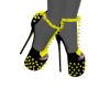 Yellow Spiked Heels