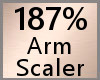 187% Arm Scaler F A