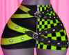 S! Brat Skirt - Toxic