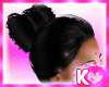 iK|Kids Bow Hair Black