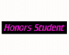 Honors Student Burn-In