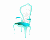 silla azul celeste