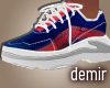 [D] Sport blue sneakers