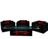 skull club table set