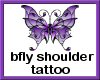 [WR] bfly shoulder tat