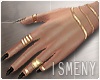 [Is] Nails+Gold Ring Bla