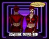 jeasmine outfit red
