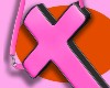Pink cross bag