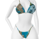bby blue flower bikini