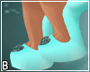 Teal Heart Heels