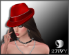 IV.Casablanca Hat-Red