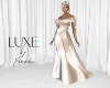 LUXE Satin Gown Ivory