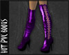 Hot PVC Boots Purple