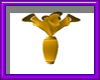 (sm)golden flower vase