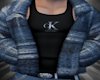 CK Fur Coat/Tank [BLUE]