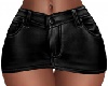 Leather Skirt-Black