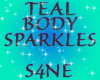 TEAL BODY SPARKLES