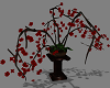 !! Red Flowers Pedestal