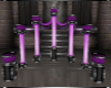 purple pillar deco