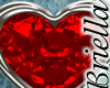 Red Garnet Hearts