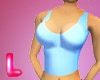 [L]Busty Baby Blue Top