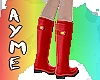 Rainy UK Boots [red]