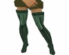 Green Stocking Boots