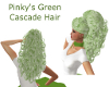 Pinkys GreenCascade Hair