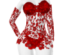 Sxy red flower dress RLL