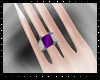 Diamond/Amethyst Ring