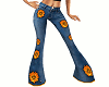 Autumn Sunflower Jeans