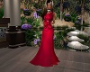 Elegant Red Wine Gown