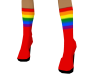 Lesbian rainbow boots