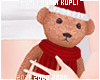 $K Christmas Teddy Bear