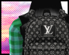 [GOD] Black LV Backpack