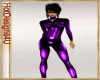 ~H~Latex BodySuit Purple