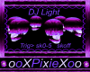 Purple Fireskull DJ Ligh
