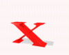 X Sticker(letters)