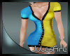 FIRE Color Block Bl/Ylw