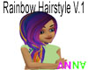 Rainbow hairstyle V1