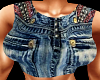 jean top busty